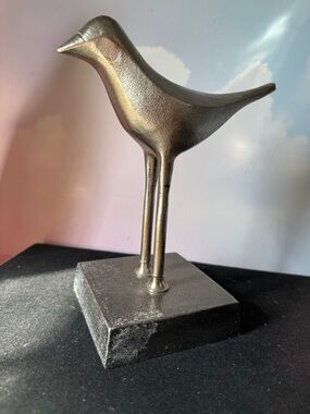 Vintage Project 62 Silver Bird Figurine Sculpture